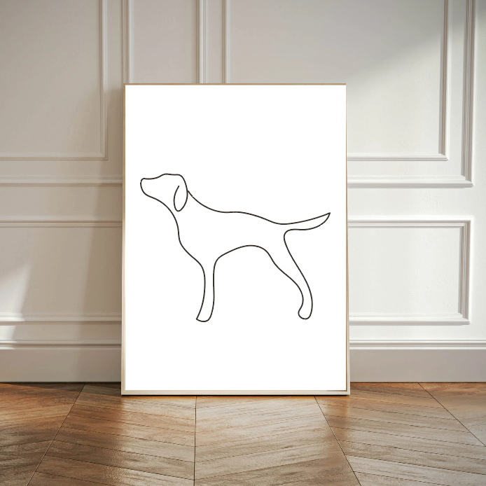 Perro Silueta