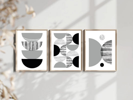 Posters abstractos geométricos