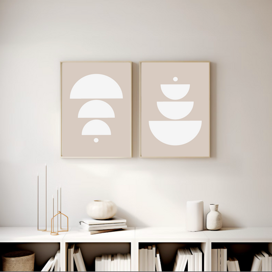 Abstractos tonos beige