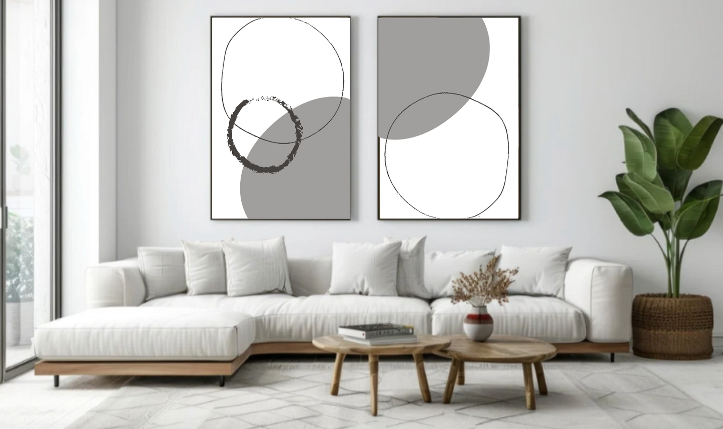 Abstractos grises