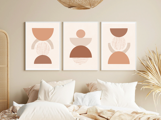 Abstractos Rosados Boho